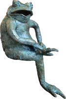 Marnie Sinclair Bronze Large Frog
