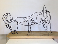 Marnie Sinclair Wire Sculpture Goat