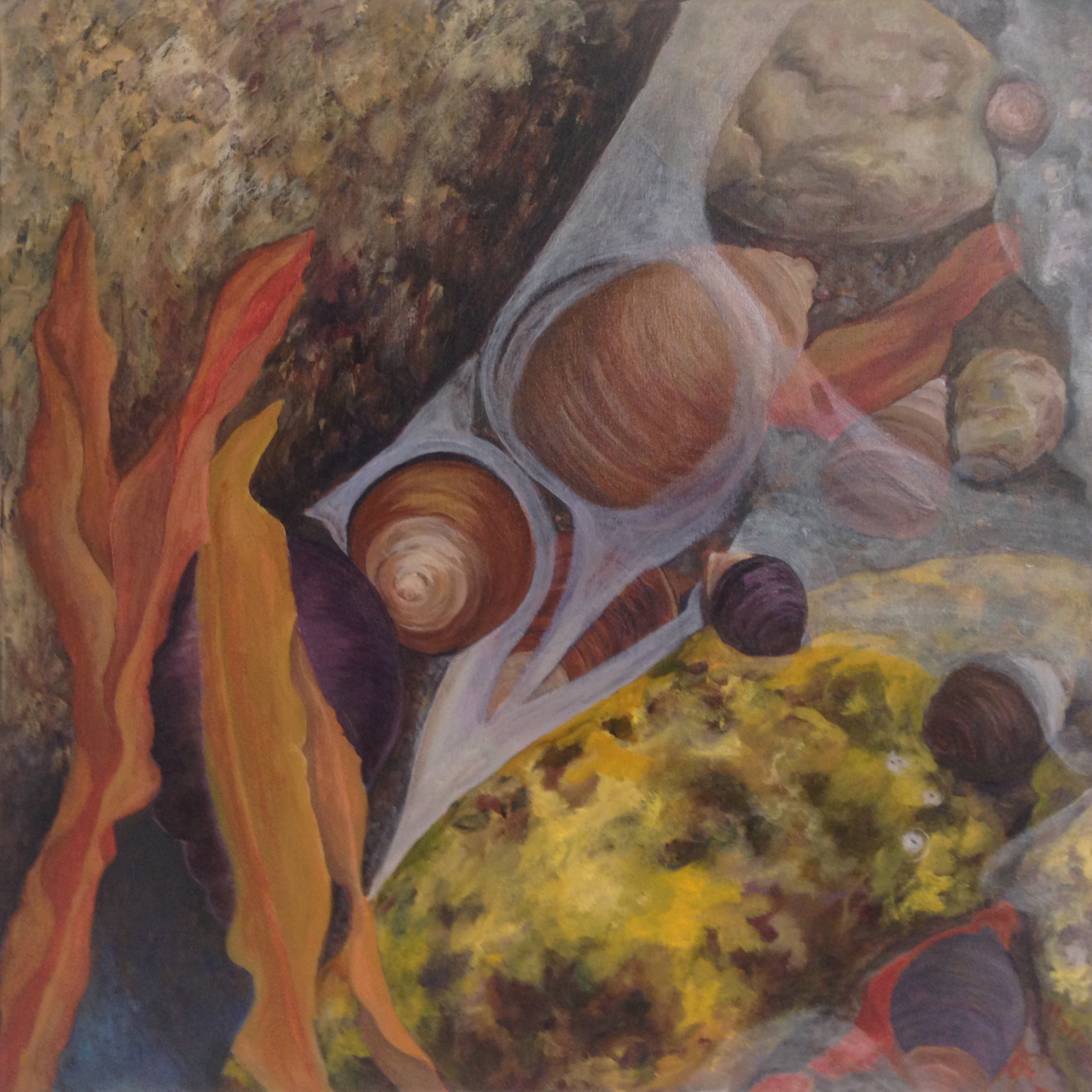 Marnie Sinclair, acrylic painting, "Intercoastal Series III"